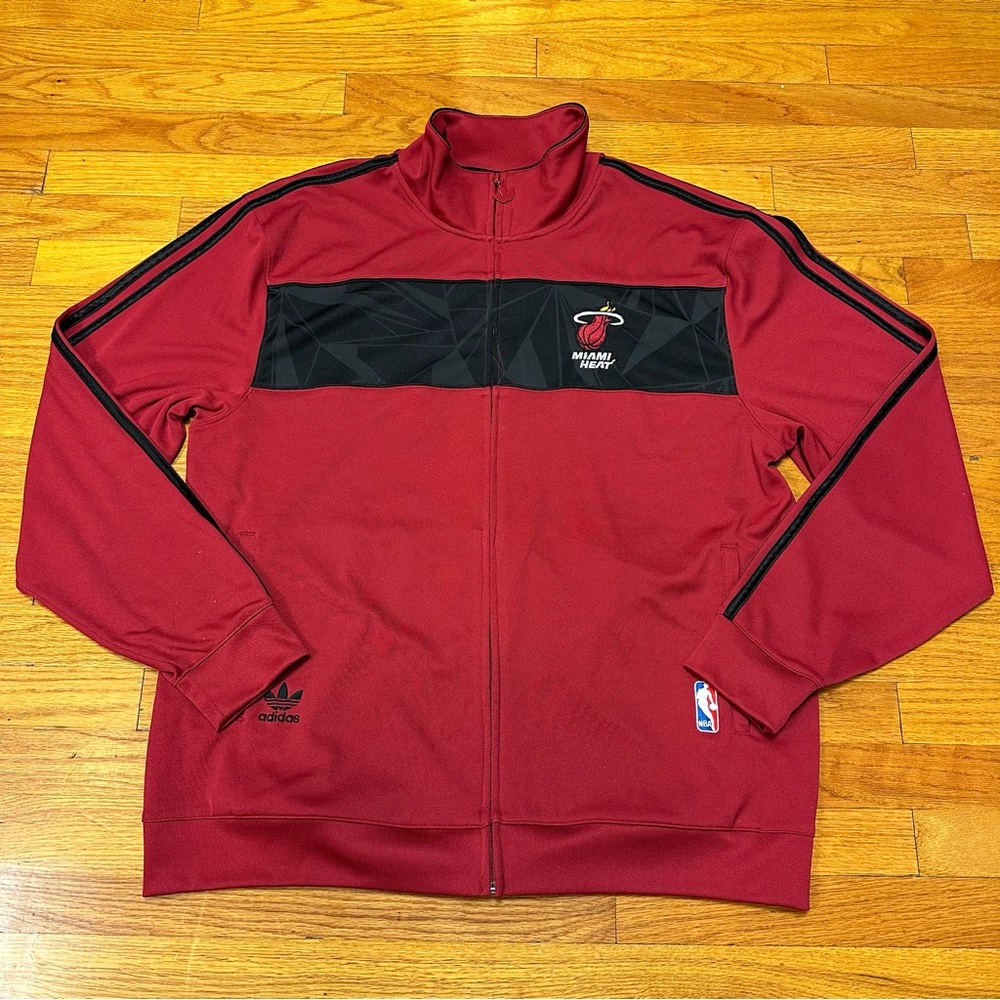 Adidas Originals Limited Edition Miami Heat NBA Track Jacket